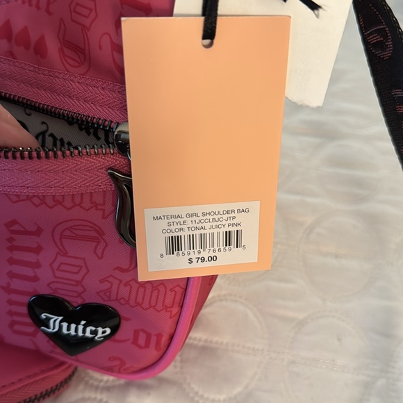 Juicy Couture Pink Shoulder Bag NWT - Picture 10 of 10